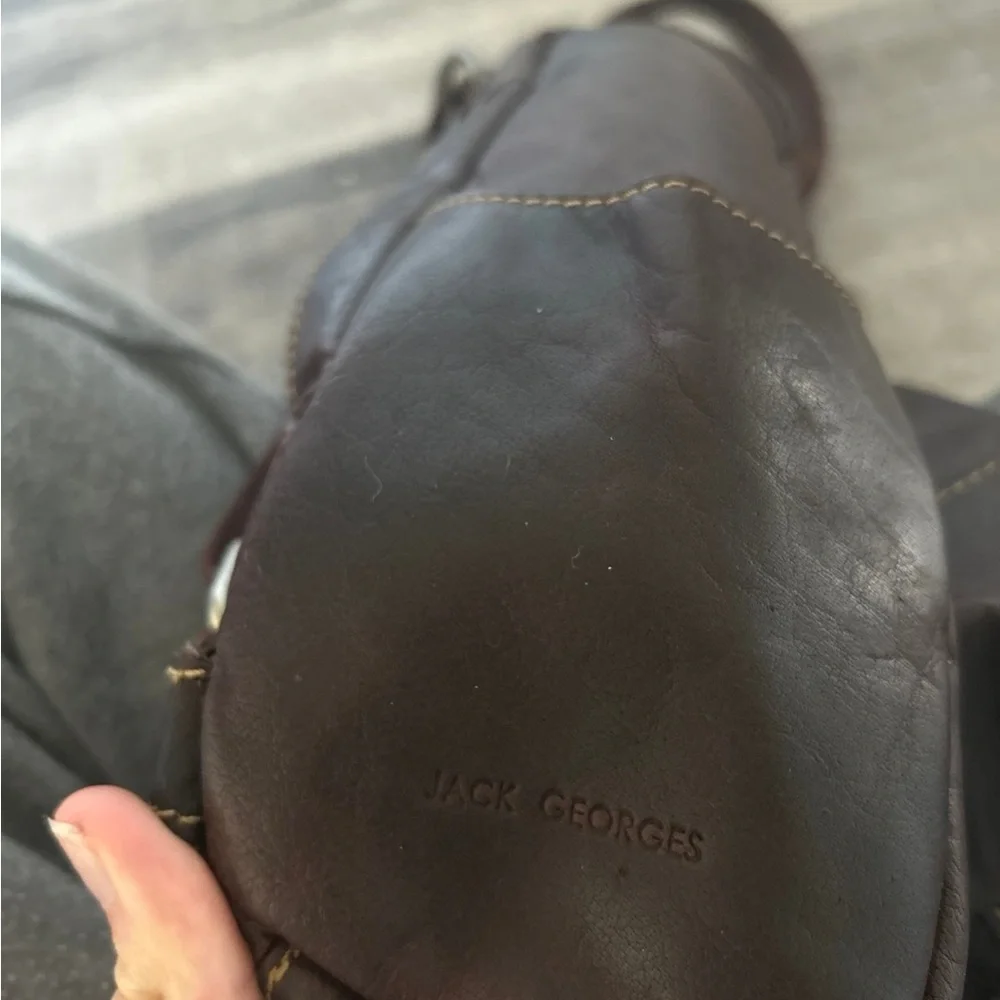 Elegant Dark Brown Women's Leather Backpack